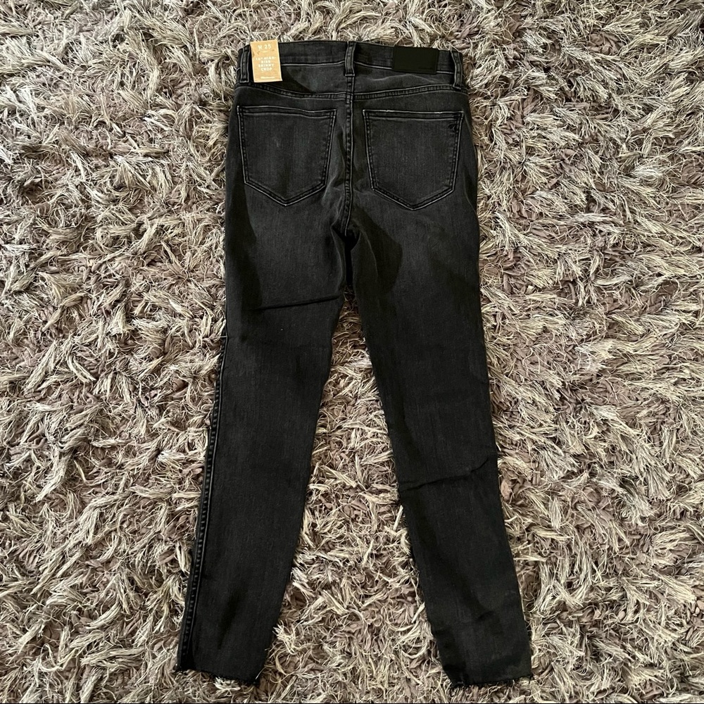 Madewell 10' high rise Skinny crop Jeans heartland wash size 25 DR - Picture 7 of 7